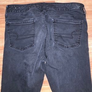 American eagle black jeggings